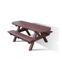 Heavy Duty Picnic Bench Extended Top