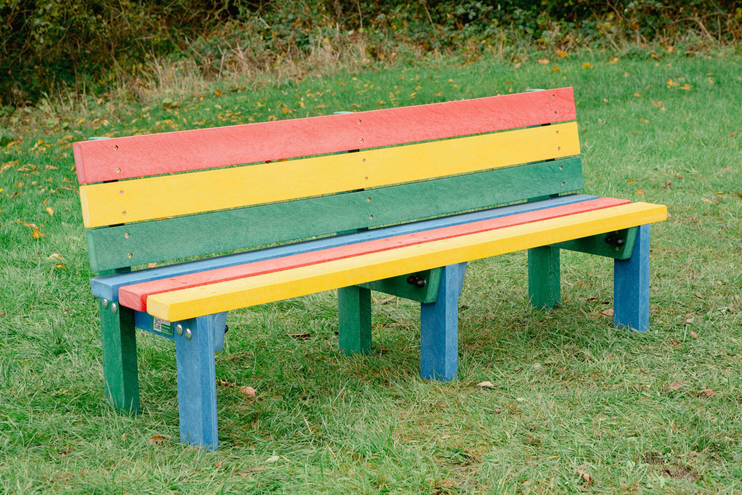 Junior Reston Seat Rainbow Rainbow Junior Reston Seat on grass