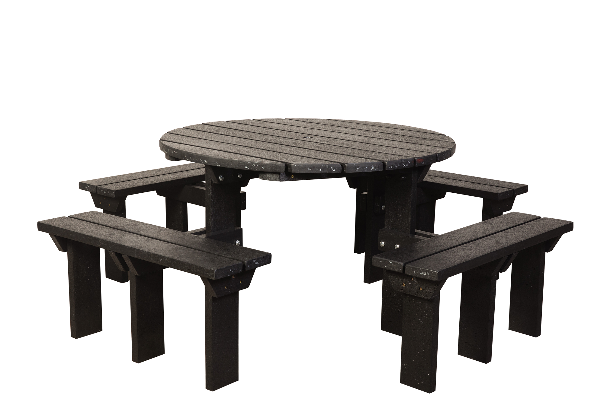 Eco Adult Olympic Picnic Bench H790mm Black