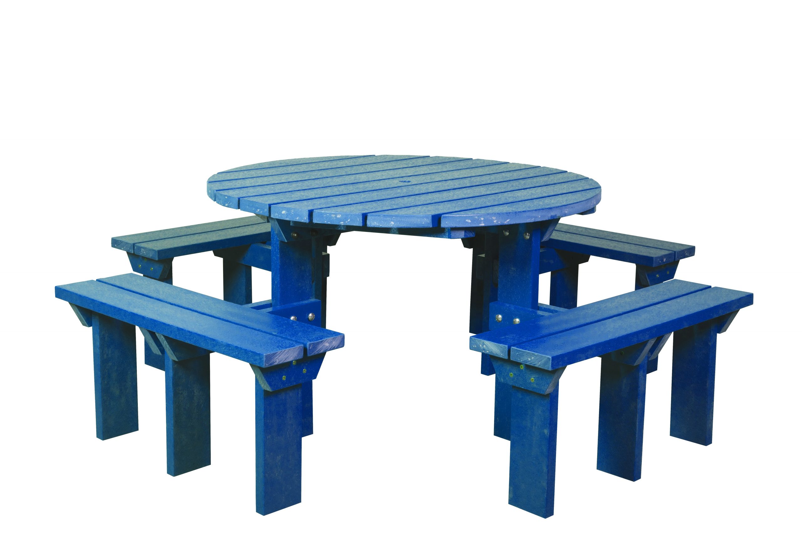 Eco Adult Olympic Picnic Bench H790mm Blue