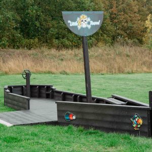 Pirate Ship on grass