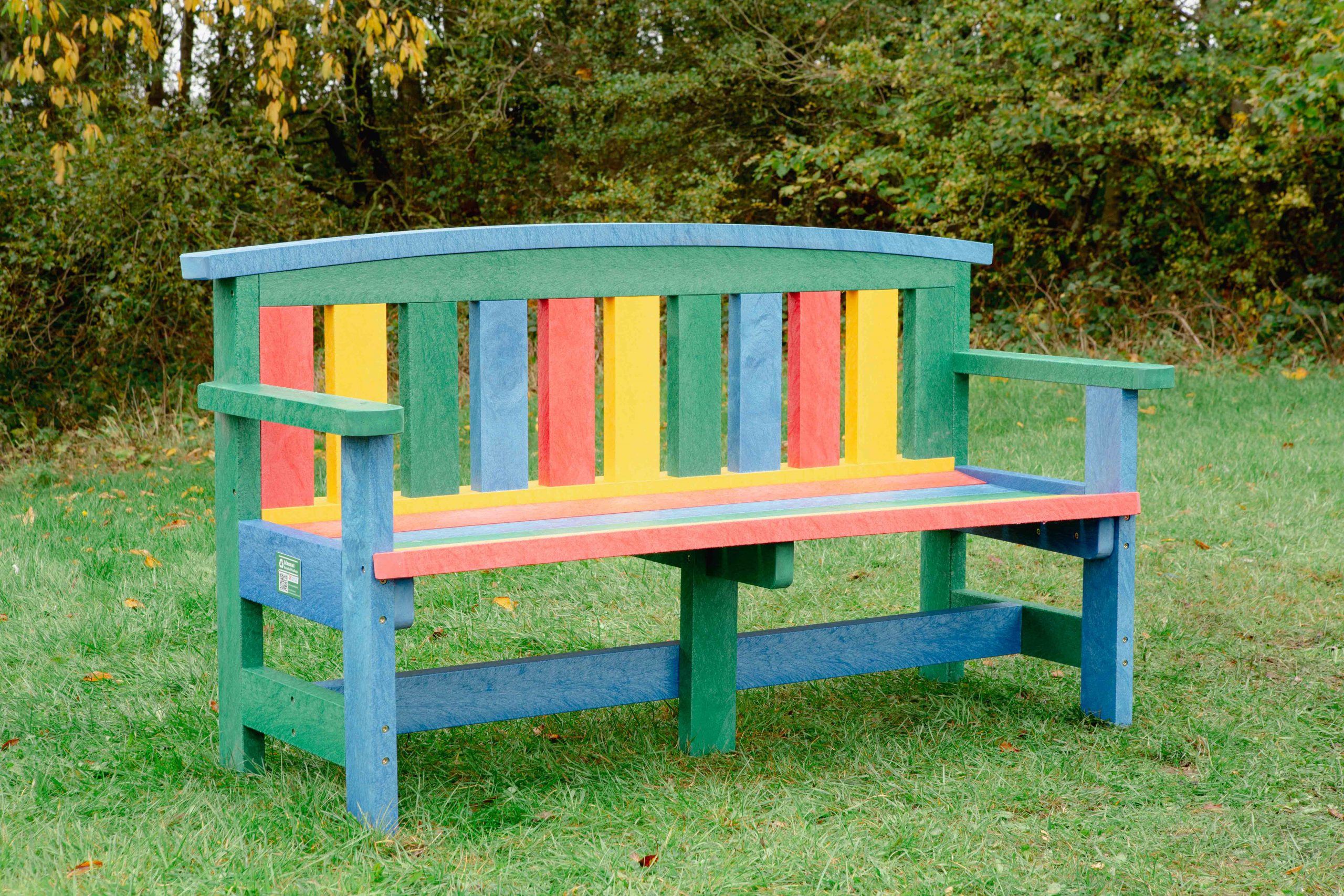 Traditional Seat Rainbow (1) Rainbow Traditional Seat on grass