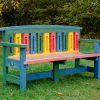 Witton Seat Rainbow Rainbow Witton Seat on grass
