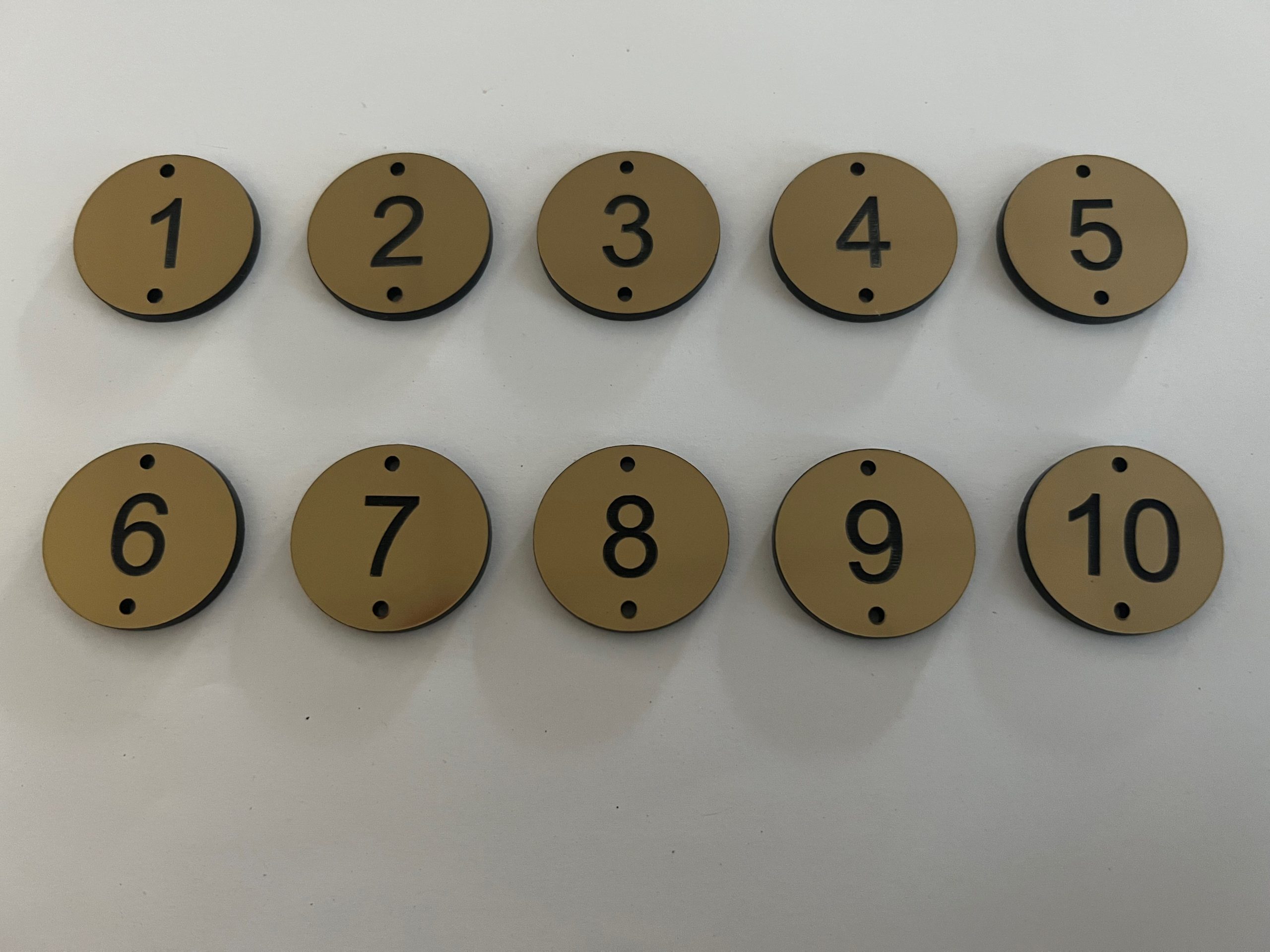 Table Numbers