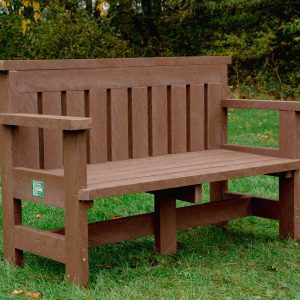 Consett Seat Brown on grass