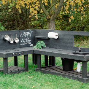 New L Shaped Mud Kitchen